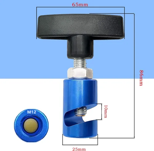 Vista 5 de ZKTOOL1063 Abrazadera de soporte con elevación con protección de núcleo de latón, abrazadera de soporte de estribor de 2 en 1 y pinza de bujía