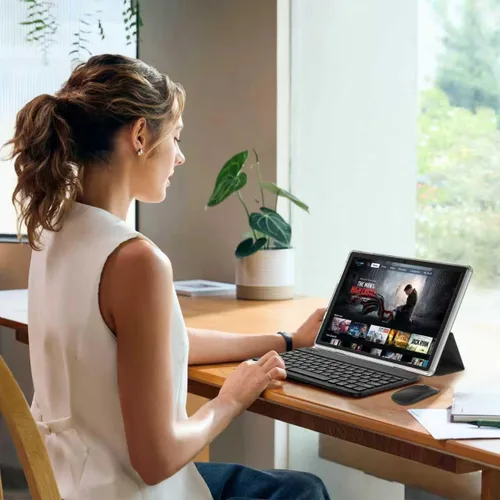 Vista 8 de EDDBNi Tablet Android 15 de 10.1 pulgadas Tablet 2025 últimas Tablets con Teclado Ratón 24GB+64GB 2TB de expansión 6000mAh procesador Octa-Core Negro