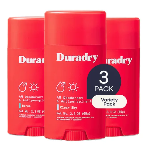 Vista 12 de Duradry Desodorante antitranspirante de fuerza clínica para mujeres y hombres, fórmula limpia con ingredientes naturales, protección contra olores