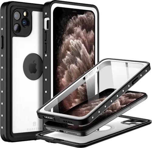 Vista 12 de BEASTEK Funda impermeable para Apple iPhone 11 Pro, serie NRE, a prueba de golpes, bajo el agua IP68, con protector de pantalla integrado, funda
