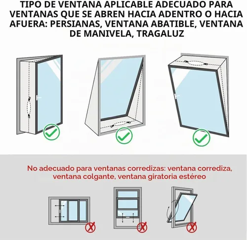 Vista 8 de Kit de sellado de ventana de aire acondicionado portátil, protectores de intercambio de aire de parada de aire caliente con cremallera de 158