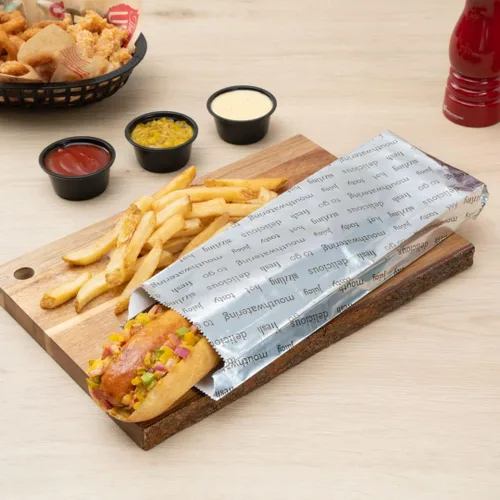 Vista 10 de Restaurantware Bag Tek - Bolsas para perros calientes de 3.7 x 1.2 x 12 pulgadas, 100 envoltorios grandes para perros calientes, resistentes al