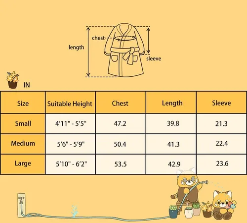 Vista 7 de OLAOLA Women Hooded Plush Robes, Soft Animal Bathrobe for Women, Cozy Warm Home Pajamas Christmas Gift