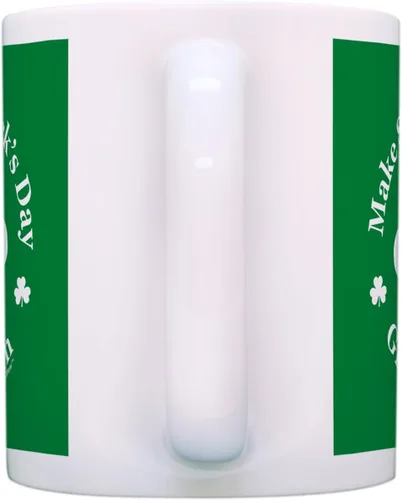 Vista 2 de ThisWear Tazas de café divertidas que hacen que el día de San Patricio sea genial de nuevo, trébol divertido regalo de café irlandés del día de San