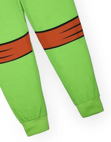 Vista 5 de Teenage Mutant Ninja Turtles Conjunto de pijama para niños Camiseta y pantalones de descanso verdes para niños Pijama de disfraz TMNT