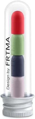 Vista 5 de FRTMA - Tapa para Apple Pencil 4 colores azul oscuro lavanda verde menta y rojo