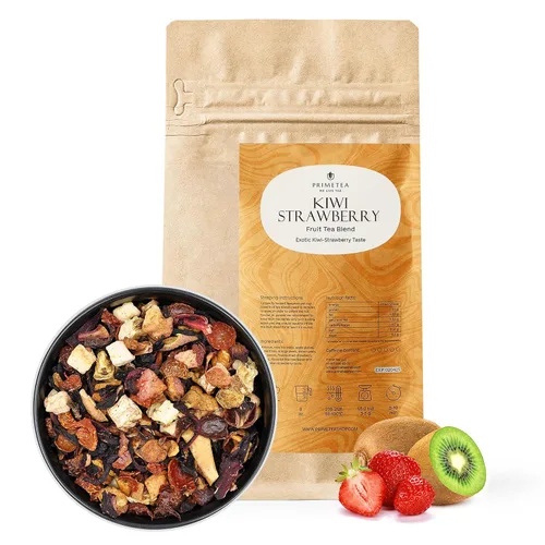 Vista 53 de Prime Tea Grandma's Fruit Basket – Exquisita fruta tisana, hojas sueltas orgánicas de primera calidad, deliciosa mezcla de té de hierbas, natural
