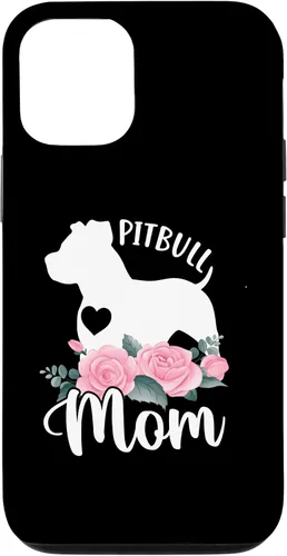 Vista 28 de Pitbull Mom Pitbulls Dog Cooler Saying Case for iPhone 17