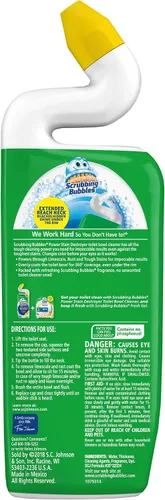 Vista 2 de Scrubbing Bubbles Extra Power Limpiador de inodoro, cítricos, 1 botella exprimible, 24 onzas