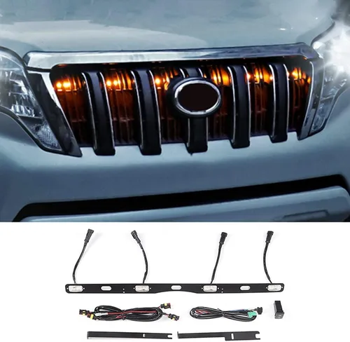 Vista 11 de Lámpara de luz LED de luz central de espacio de luz para Toyota Land Cruiser Prado 150 LC150 2023-2014 2015 2016 2017 Modificación Accesorios