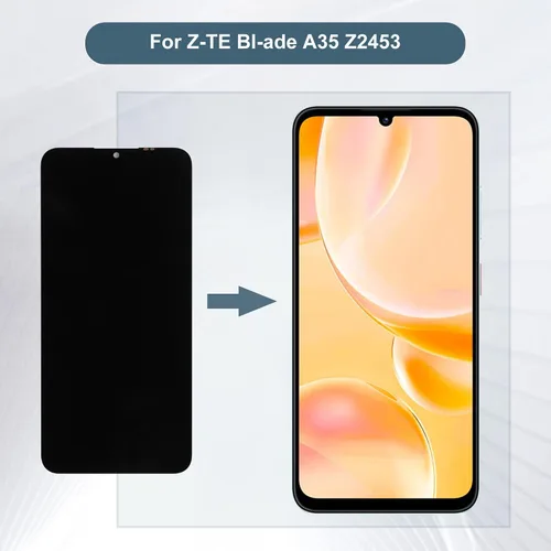 Vista 6 de Pantalla LCD Asamblea de pantalla táctil para ZTE Blade A35 6.75 "LCD digitalizador Asamblea de pantalla táctil con herramientas