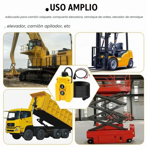 Vista 6 de Taiss - Interruptor de control remoto de remolque de descarga de 4 cables 12V CC - Controlador de botón industrial arriba abajo para descarga