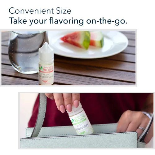 Vista 4 de Everyday Basis Aromatizante de agua - Dale vida a tu agua - Gran sabor - Grandes sabores - Apto para dieta cetogénica, 0 calorías - Sin tintes ni