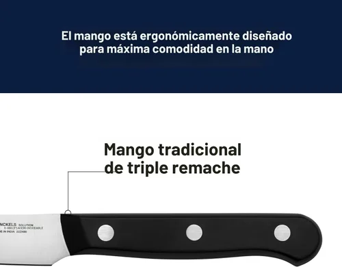 Vista 4 de HENCKELS Solution Razor-Sharp - Juego de cuchillos de chef compactos de 2 piezas, cuchillo de ingeniería alemana informado por más de 100 años