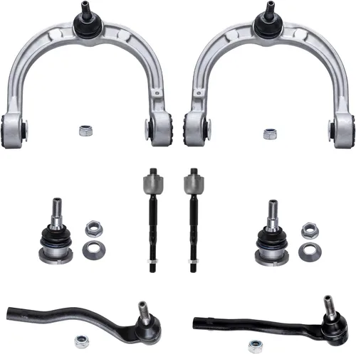 Vista 55 de Detroit Axle - Kit de brazos de control de extremo de 8 piezas para Toyota 2001-2003 Highlander 2002-2003 Camry Lexus ES300, 2 conjuntos de brazos