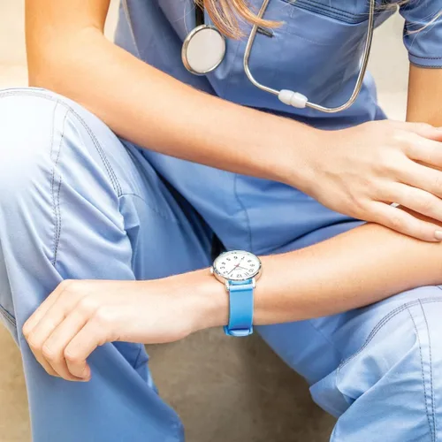Vista 5 de Speidel Original Scrub Watch Reloj de cuarzo con esfera multicolor