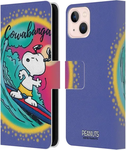 Vista 83 de Head Case Designs Funda de piel con licencia oficial de Peanuts Beach Surf Snoopy Boardwalk Airbrush compatible con Apple iPhone 11