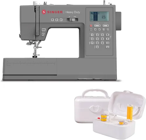 Vista 14 de SINGER Máquina de coser computarizada resistente 6700C con kit de accesorios Motor fuerte con potencia de perforación mejorada, 411 aplicaciones