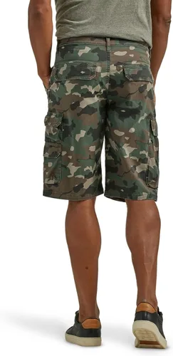 Vista 3 de Wrangler Authentics Pantalones cortos cargo de sarga elástica para hombre