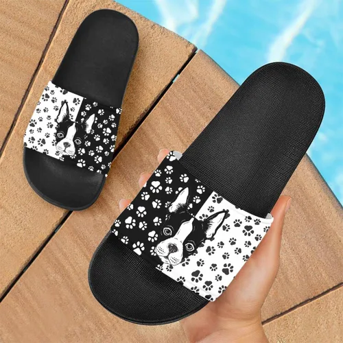 Vista 2 de Howilath Pantuflas de verano con diseño de animales lindos para mujeres y niños, suela suave, antideslizantes, puntera abierta, sandalias deslizantes