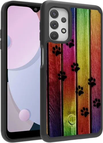Vista 13 de Funda diseñada para Samsung Galaxy A32 (6.5"), funda duradera para teléfono con diseño de mármol abstracto firmado para Galaxy A32 5G, resistente