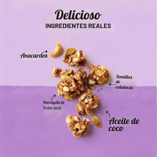 Vista 4 de Granola sin granos y gluten, 0.5 libras de Purely Elizabeth