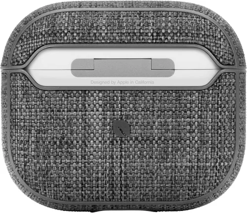 Vista 2 de Incase Funda para Airpods Woolenex - Funda para Airpod de 3ª generación, duradera, ligera y protectora con tela de primera calidad, diseño Asfalto