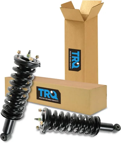Vista 137 de TRQ - Conjunto de puntal delantero y resorte helicoidal (lados del conductor y del pasajero), para auto