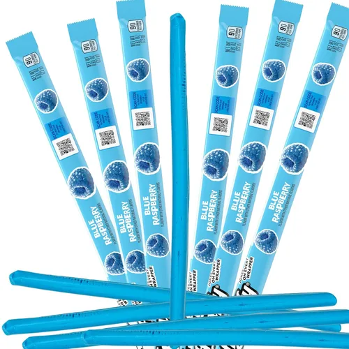 Vista 4 de Laffy Taffy Cuerda Azul Frambuesa 3/99C, 0.81 onzas, 24 unidades (CANDY DE AZÚCAR - PRECIO MISC)
