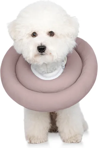 Vista 13 de Gagabody Cono de Perro Suave Alternativo para Perros Pequeños, Gatos y Perros Medianos - Collar Isabelino Ajustable y Cómodo para Recuperación Azul