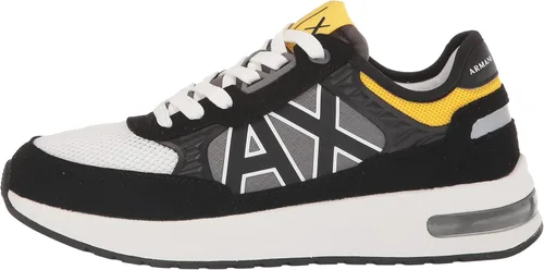 Vista 8 de AX ARMANI EXCHANGE Zapatillas deportivas de moda con bloques de color para hombre