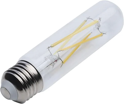 Vista 4 de Satco Bombilla LED E26 de 8 W, 2700 K, clasificación de 15000 horas, regulable, escarcha