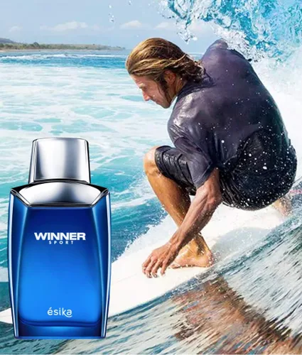 Vista 4 de Esika L'Bel Winner Sport Eau de Toilette para hombre y juego de desodorante antitranspirante deportivo Winner