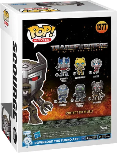 Vista 3 de Funko Pop! Movies: Transformers: Rise of The Beasts - Scourge - Figura de vinilo coleccionable - Idea de regalo - Producto oficial - para niños