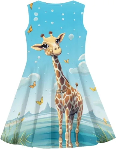 Vista 5 de Vestido casual para niñas de 3 a 16 años