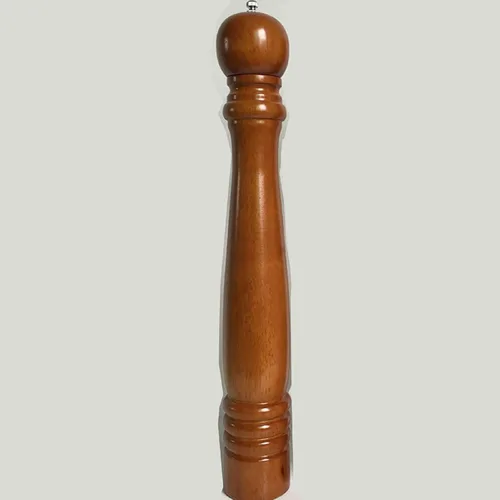 Vista 5 de Molinillo de pimienta de madera, molinillo de pimienta de hotel, grande, 20 pulgadas, roble súper grande, sal y pimienta, núcleo de acero