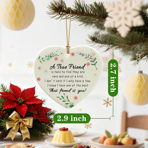 Vista 3 de Un verdadero amigo es difícil de encontrar, son raros y únicos en su especie - Regalo de cumpleaños, Navidad, amistad Regalos para la mejor amiga