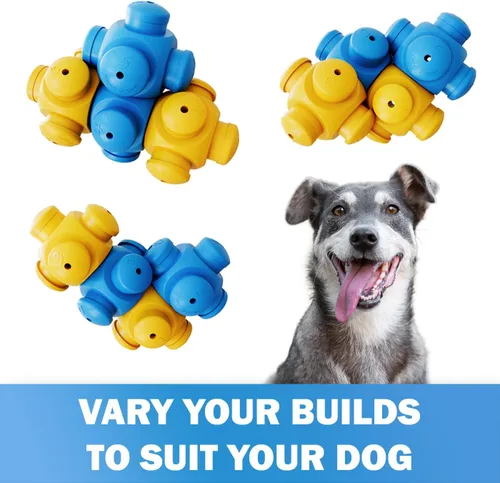 Vista 4 de Juguetes de rompecabezas para perros inteligentes, para perros inteligentes, para los que se aburren con aburrimiento, interactivos, estimulantes