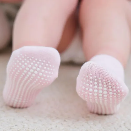 Vista 3 de Calcetines tobilleros antideslizantes Zaples para bebés con suelas antideslizantes para bebés, niños pequeños, niños y niñas