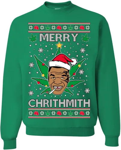 Vista 14 de Merry Chrithmith Ugly Christmas Sweater Unisex Crewneck Graphic Sweatshirt Negro Bitcheth