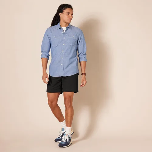 Vista 3 de Amazon Essentials - Pantalones cortos chinos de corte clásico 7 pulgadas para hombre