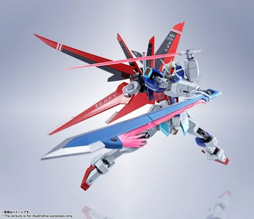 Vista 2 de TAMASHII NATIONS - Traje móvil Gundam SEED Destiny - Force Impulse Gundam, Bandai Spirits Metal Robot Spirits Coleccionable