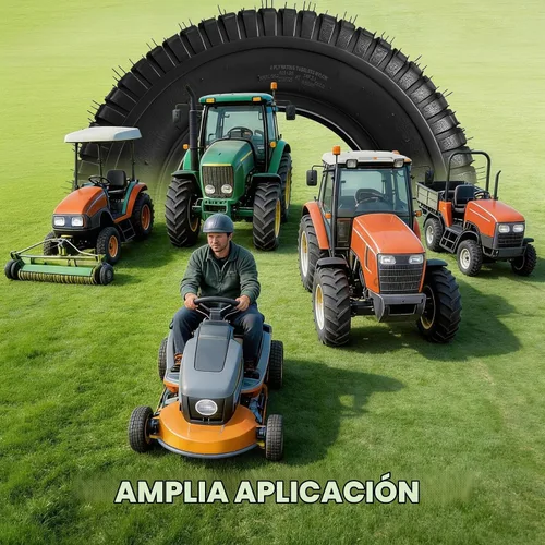 Vista 8 de Neumáticos para cortacésped 16x6.50-8, paquete de 2, 4 capas, sin