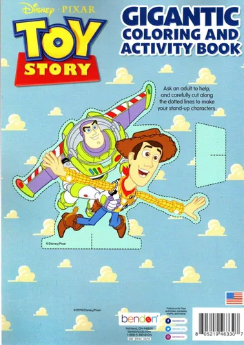 Vista 5 de Pixar Disney Toy Story - Libro gigante para colorear y actividades - 192 páginas