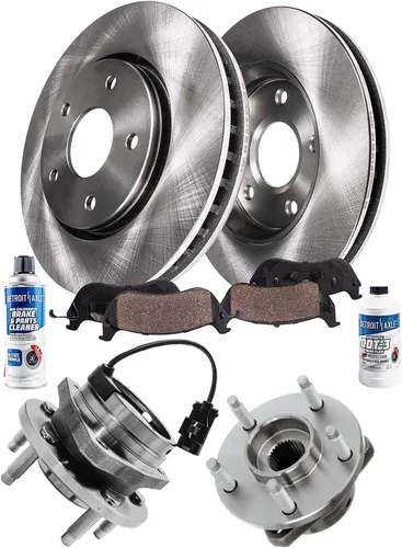 Vista 33 de Detroit Axle - Rotores de freno para Ford Mustang 2015 2016 2017 2018 2019 2020 2021 2022 2023 Rotores de freno de disco 2016 2017 2018 2019