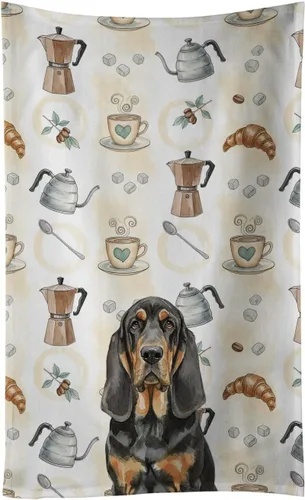 Vista 168 de Caroline's Treasures Afghan Hound - Toalla de cocina para barra de café, terciopelo frontal y lazo de algodón, lavable a máquina Sabueso afgano
