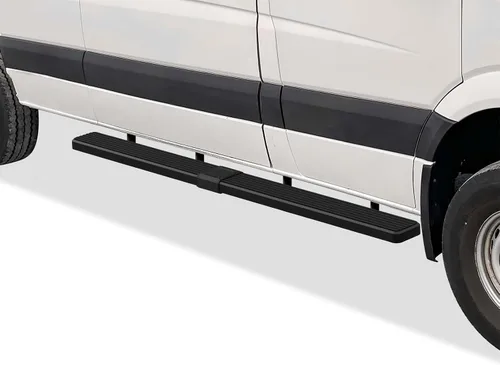 Vista 13 de APS Barra de escalón trasera de 5 pulgadas, color negro mate compatible con Dodge Sprinter 2007-2009 Van de tamaño completo y Mercedes-Benz Sprinter