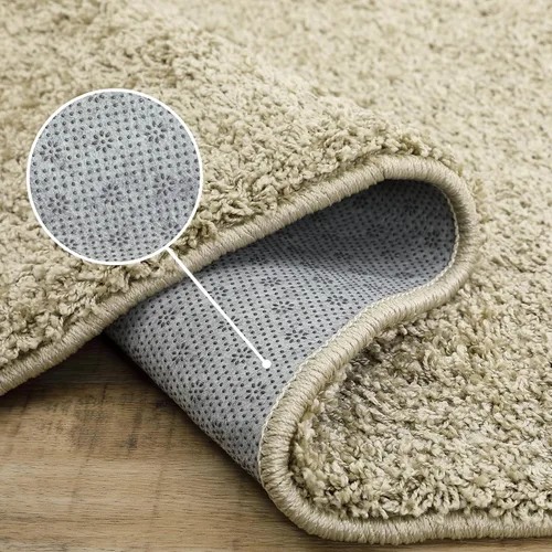 Vista 5 de Fashionwu Alfombra grande esponjosa de 5 x 8 pies, alfombra de felpa para sala de estar, guardería, antideslizante, alfombra mullida para decoración