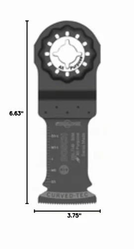 Vista 9 de Bosch OSL034F Starlock cuchilla bimetálica para corte profundo