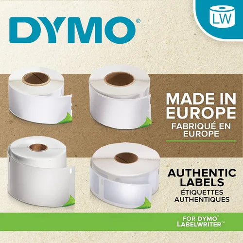Vista 3 de DYMO Etiquetas de dirección de devolución de LabelWriter auténticas 0.984 in x 2.126 in Autoadhesivas 12 rollos de 500 etiquetas fáciles